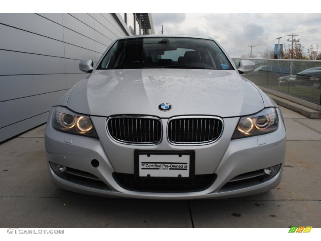 2010 3 Series 335i xDrive Sedan - Titanium Silver Metallic / Black photo #2
