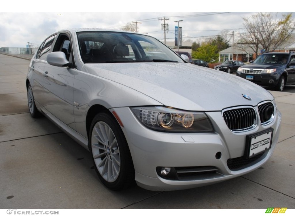 2010 3 Series 335i xDrive Sedan - Titanium Silver Metallic / Black photo #7