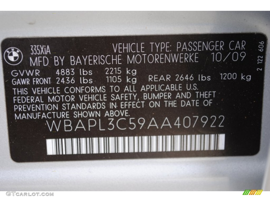 2010 3 Series 335i xDrive Sedan - Titanium Silver Metallic / Black photo #17