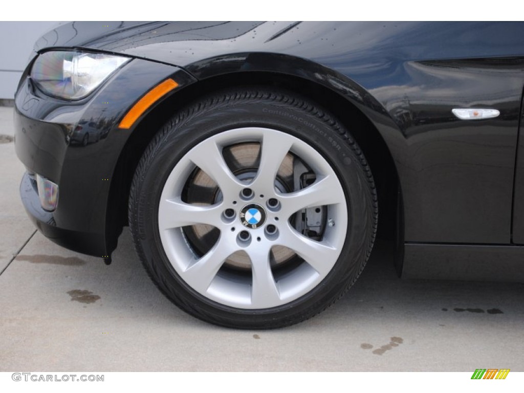 2010 3 Series 335i Convertible - Black Sapphire Metallic / Black photo #8