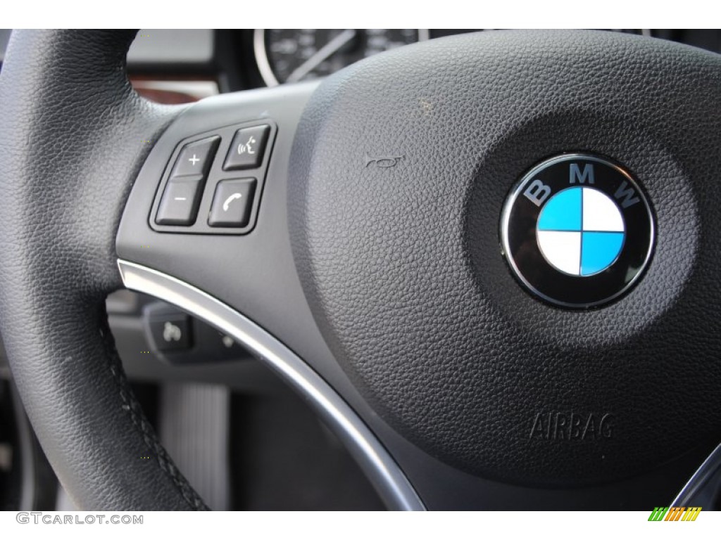 2010 3 Series 335i Convertible - Black Sapphire Metallic / Black photo #14