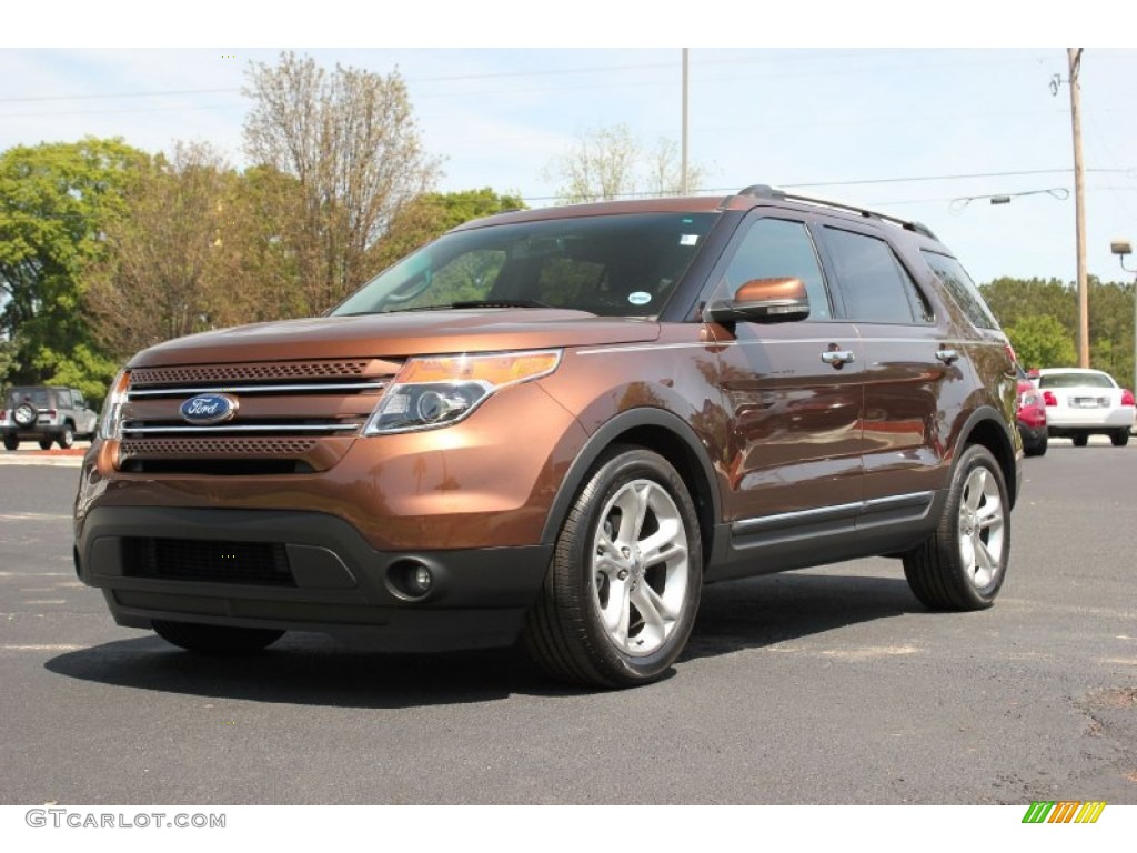 Golden Bronze Metallic Ford Explorer