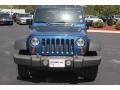 2010 Deep Water Blue Pearl Jeep Wrangler Sport 4x4  photo #2