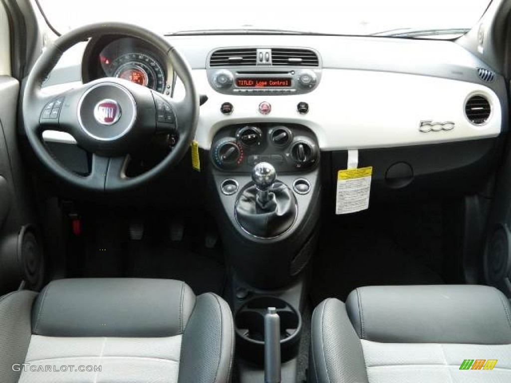 2012 Fiat 500 Sport Sport Tessuto Nero/Nero (Black/Black) Dashboard Photo #63689229