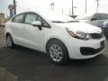 2012 Clear White Kia Rio LX  photo #1