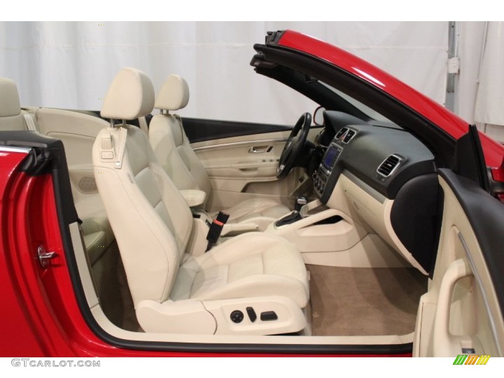 Cornsilk Beige Interior 2008 Volkswagen Eos VR6 Photo #63691468