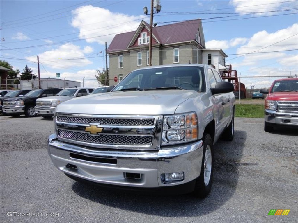 2012 Silverado 1500 LT Crew Cab 4x4 - Silver Ice Metallic / Ebony photo #2