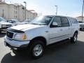 2003 Silver Metallic Ford F150 XLT SuperCrew 4x4  photo #3