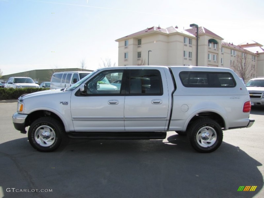 2003 F150 XLT SuperCrew 4x4 - Silver Metallic / Medium Graphite Grey photo #4