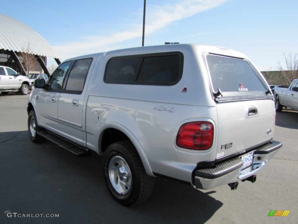 2003 F150 XLT SuperCrew 4x4 - Silver Metallic / Medium Graphite Grey photo #5