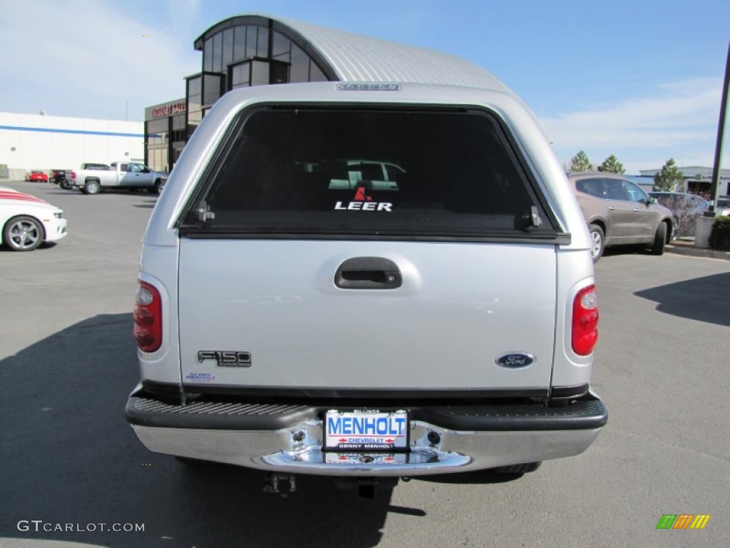 2003 F150 XLT SuperCrew 4x4 - Silver Metallic / Medium Graphite Grey photo #6
