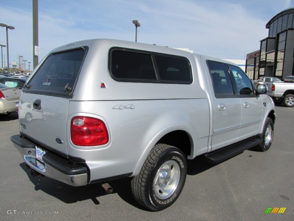 2003 F150 XLT SuperCrew 4x4 - Silver Metallic / Medium Graphite Grey photo #7