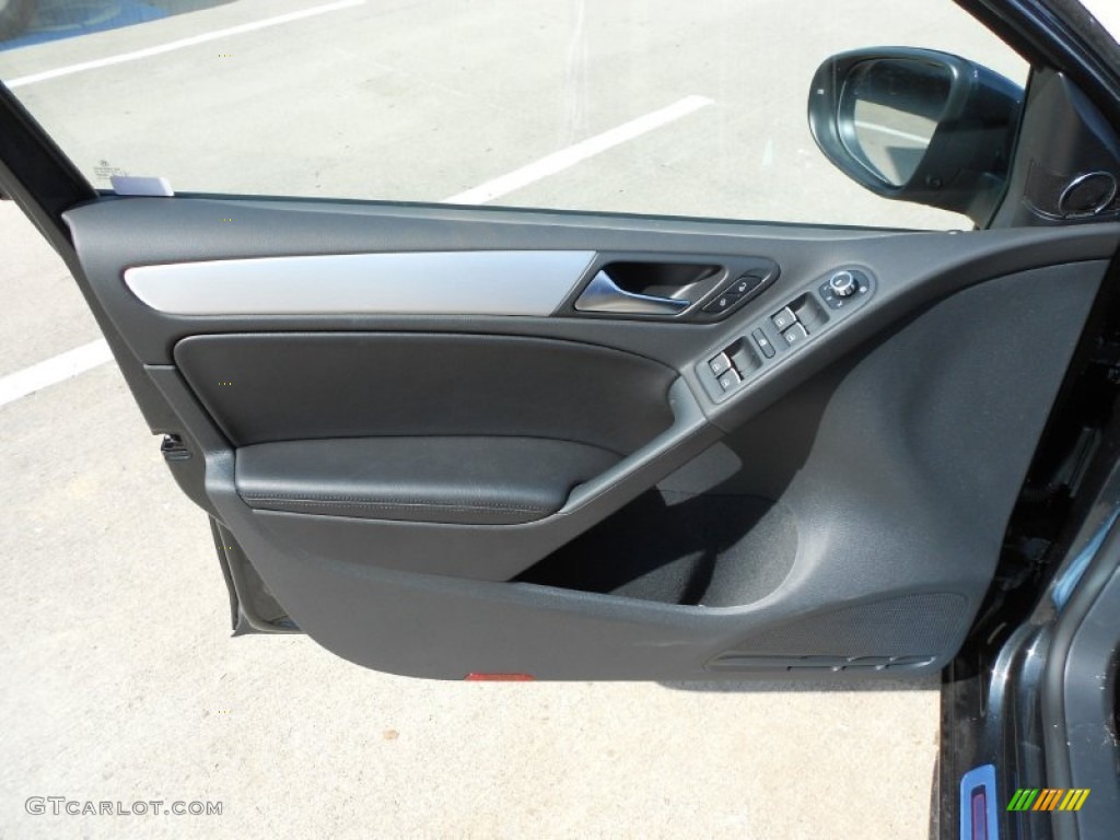 2012 GTI 4 Door Autobahn Edition - Carbon Steel Gray Metallic / Titan Black photo #10
