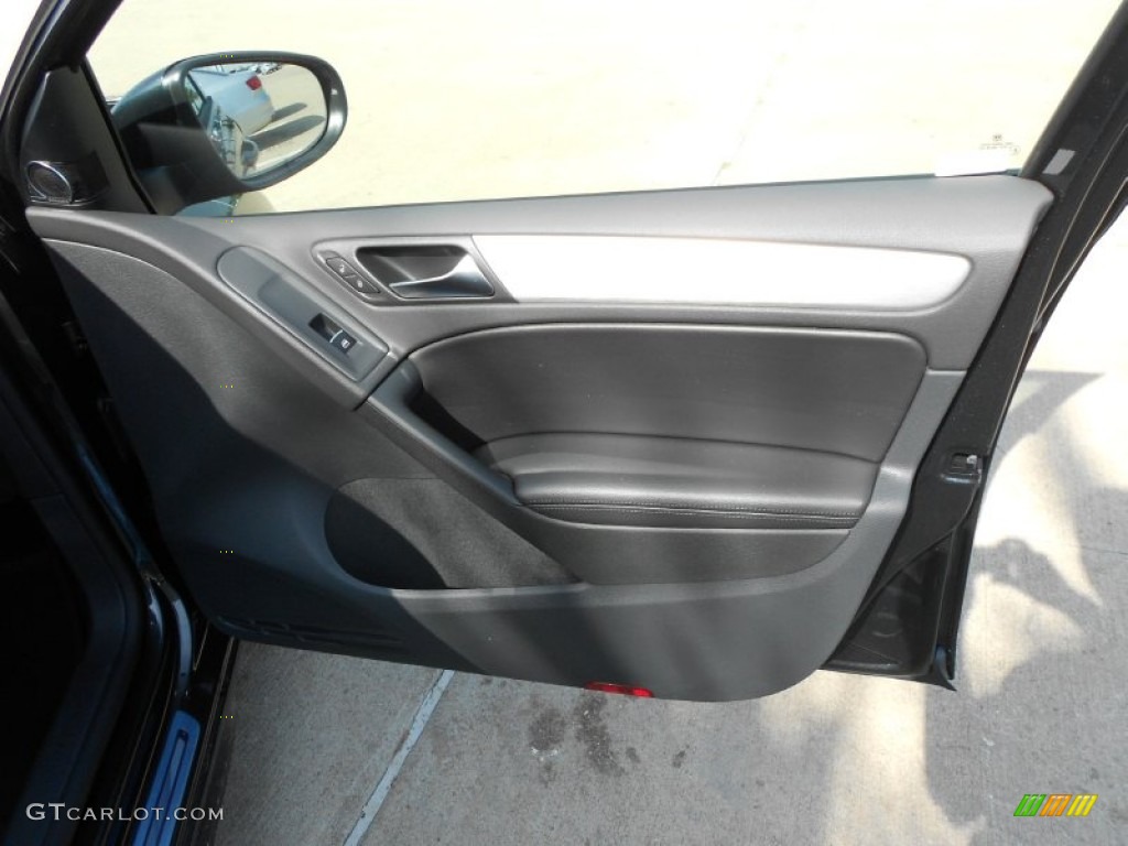 2012 GTI 4 Door Autobahn Edition - Carbon Steel Gray Metallic / Titan Black photo #12