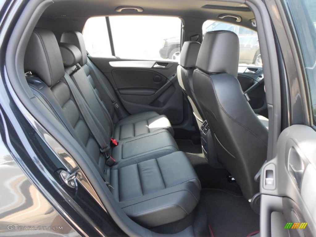 Titan Black Interior 2012 Volkswagen GTI 4 Door Autobahn Edition Photo #63695634