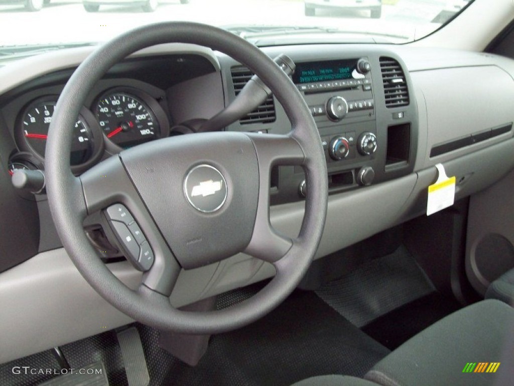 2012 Silverado 1500 LS Regular Cab - Blue Granite Metallic / Dark Titanium photo #7