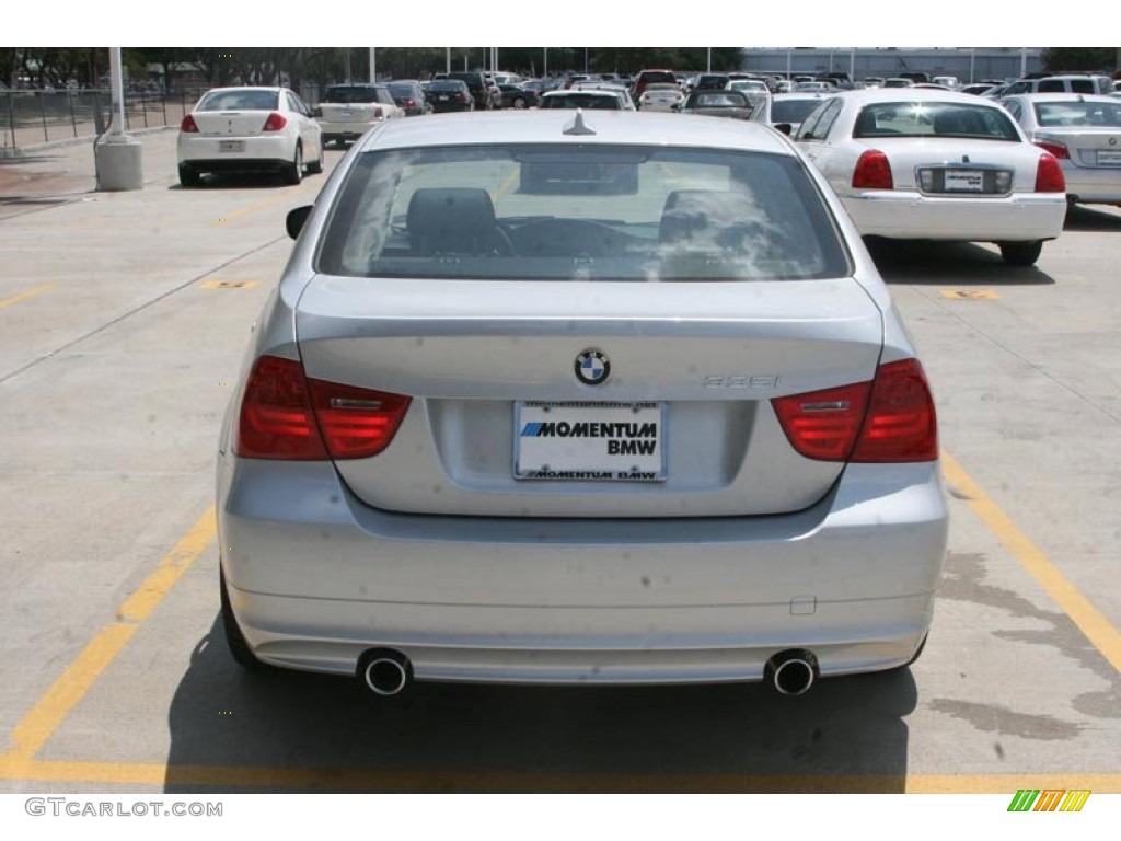 2011 3 Series 335i Sedan - Titanium Silver Metallic / Black photo #10