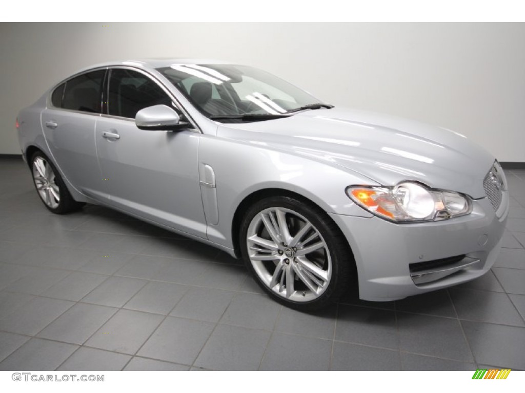 Liquid Silver Metallic 2010 Jaguar XF XF Supercharged Sedan Exterior Photo #63696888