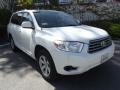 2009 Blizzard White Pearl Toyota Highlander   photo #1