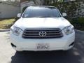 2009 Blizzard White Pearl Toyota Highlander   photo #2