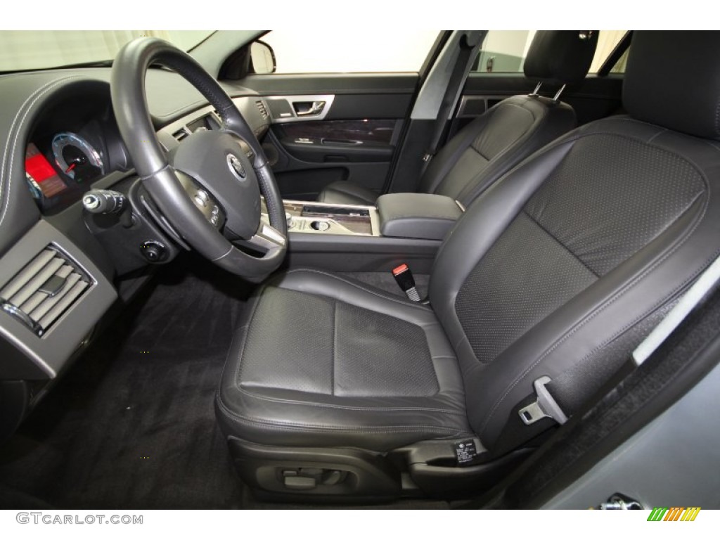 Charcoal Interior 2010 Jaguar XF XF Supercharged Sedan Photo #63696909