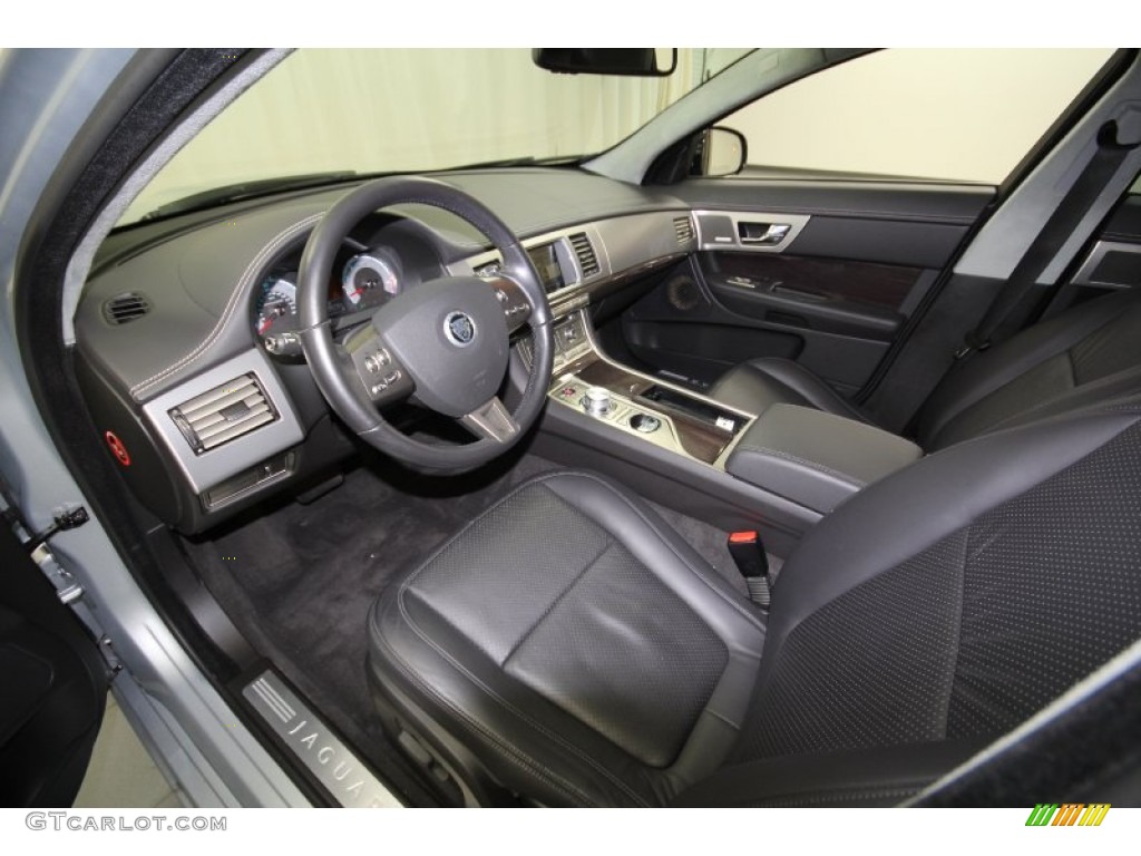 Charcoal Interior 2010 Jaguar XF XF Supercharged Sedan Photo #63696999