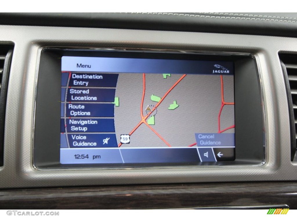 2010 Jaguar XF XF Supercharged Sedan Navigation Photo #63697098