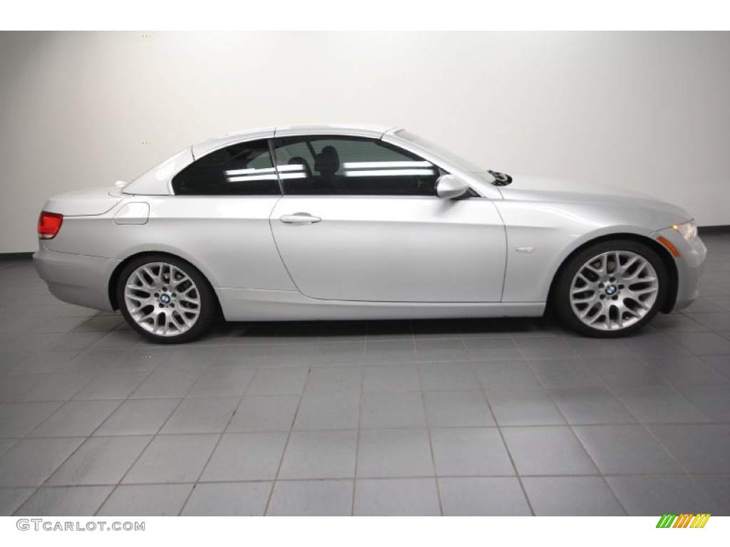 2009 3 Series 328i Convertible - Titanium Silver Metallic / Black photo #8