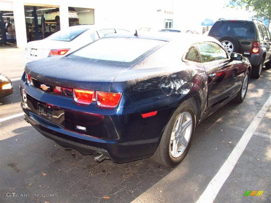 2010 Camaro LT Coupe - Imperial Blue Metallic / Gray photo #2