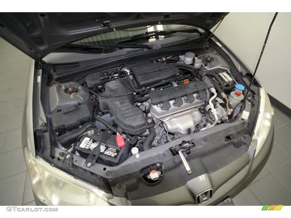2005 Honda Civic EX Sedan 1.7L SOHC 16V VTEC 4 Cylinder Engine Photo #63699117