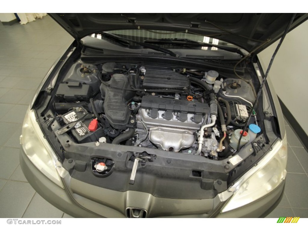 2005 Honda Civic EX Sedan 1.7L SOHC 16V VTEC 4 Cylinder Engine Photo #63699129
