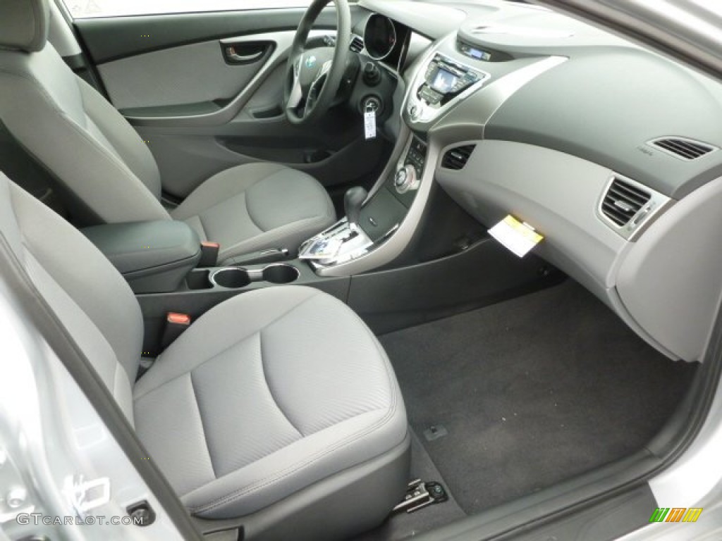 Gray Interior 2013 Hyundai Elantra GLS Photo #63699881