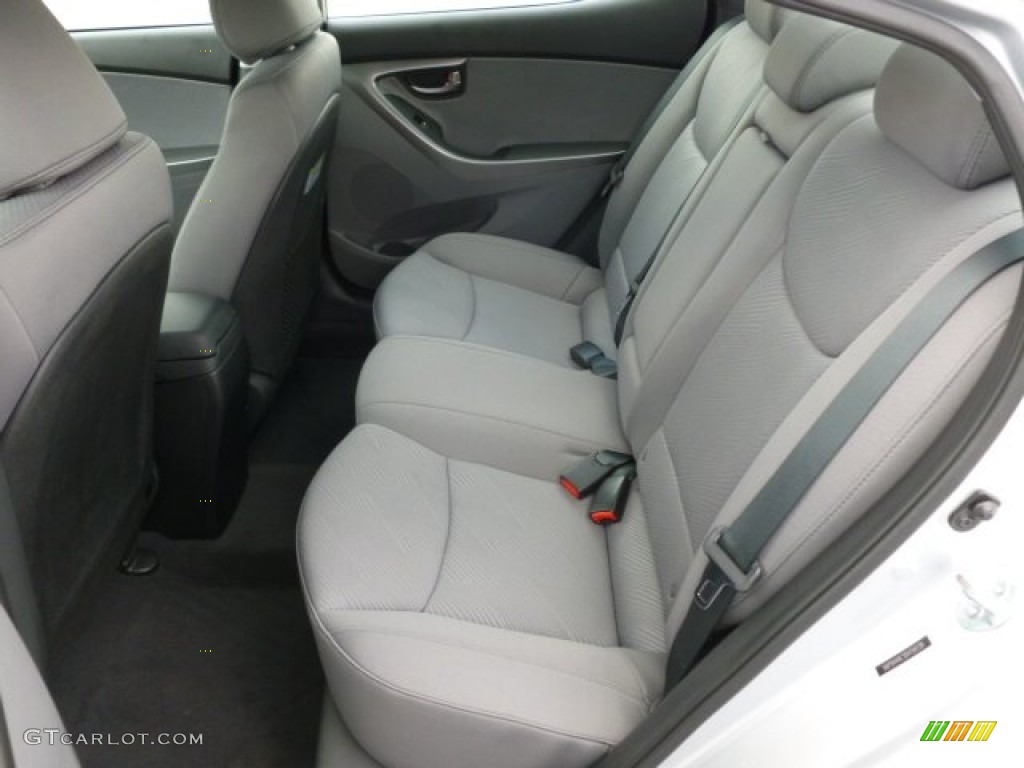 Gray Interior 2013 Hyundai Elantra GLS Photo #63699903
