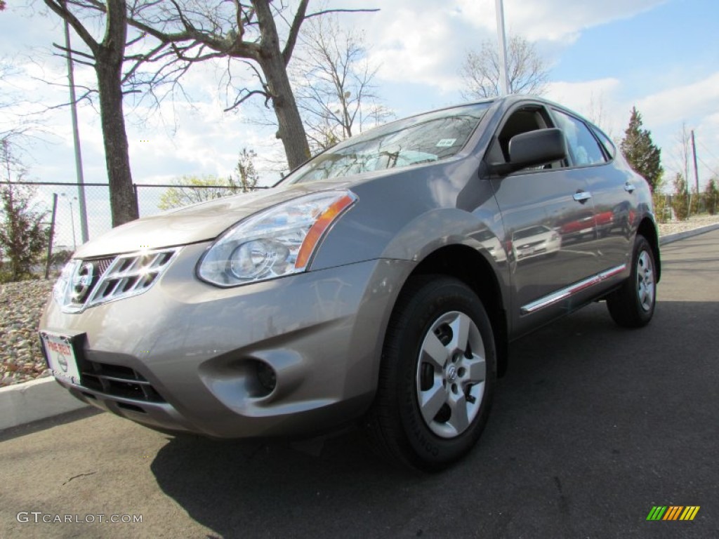 2011 Rogue S AWD - Platinum Graphite / Black photo #1