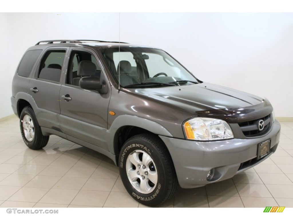 Dark Shadow Gray Metallic 2002 Mazda Tribute LX V6 Exterior Photo #63701995