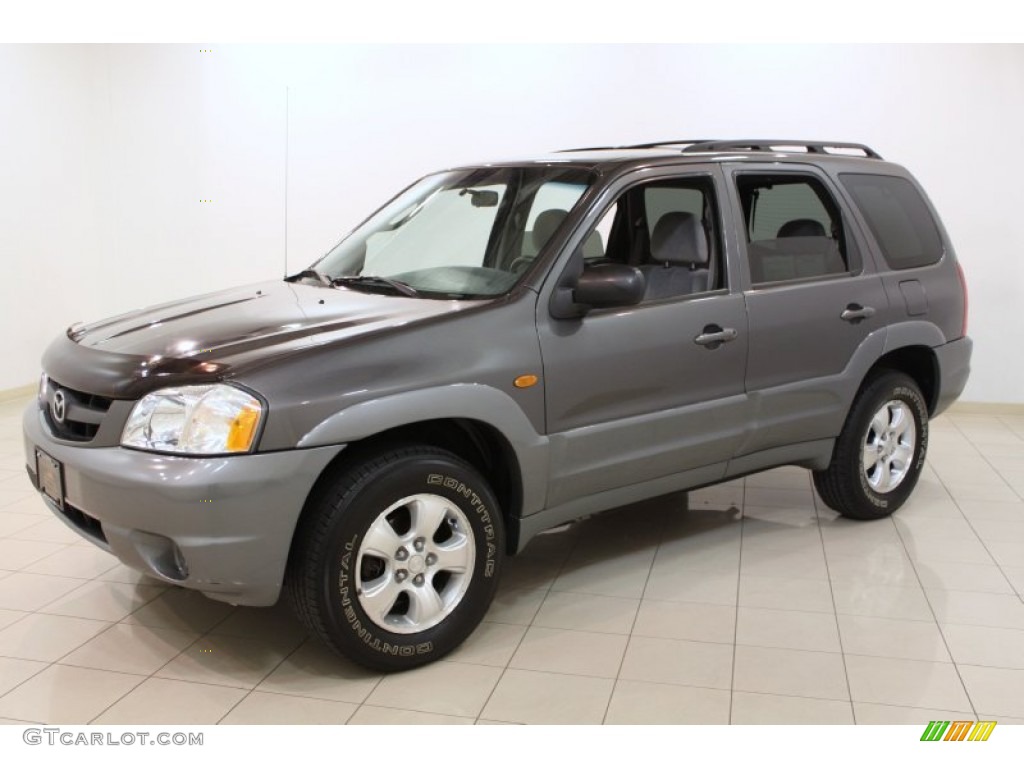 Dark Shadow Gray Metallic 2002 Mazda Tribute LX V6 Exterior Photo #63702013