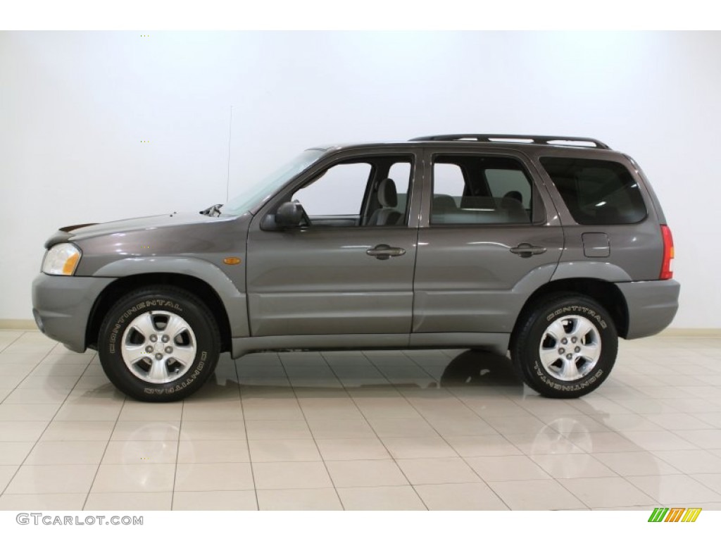 Dark Shadow Gray Metallic 2002 Mazda Tribute LX V6 Exterior Photo #63702024