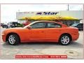 2011 Toxic Orange Pearl Dodge Charger Rallye  photo #2