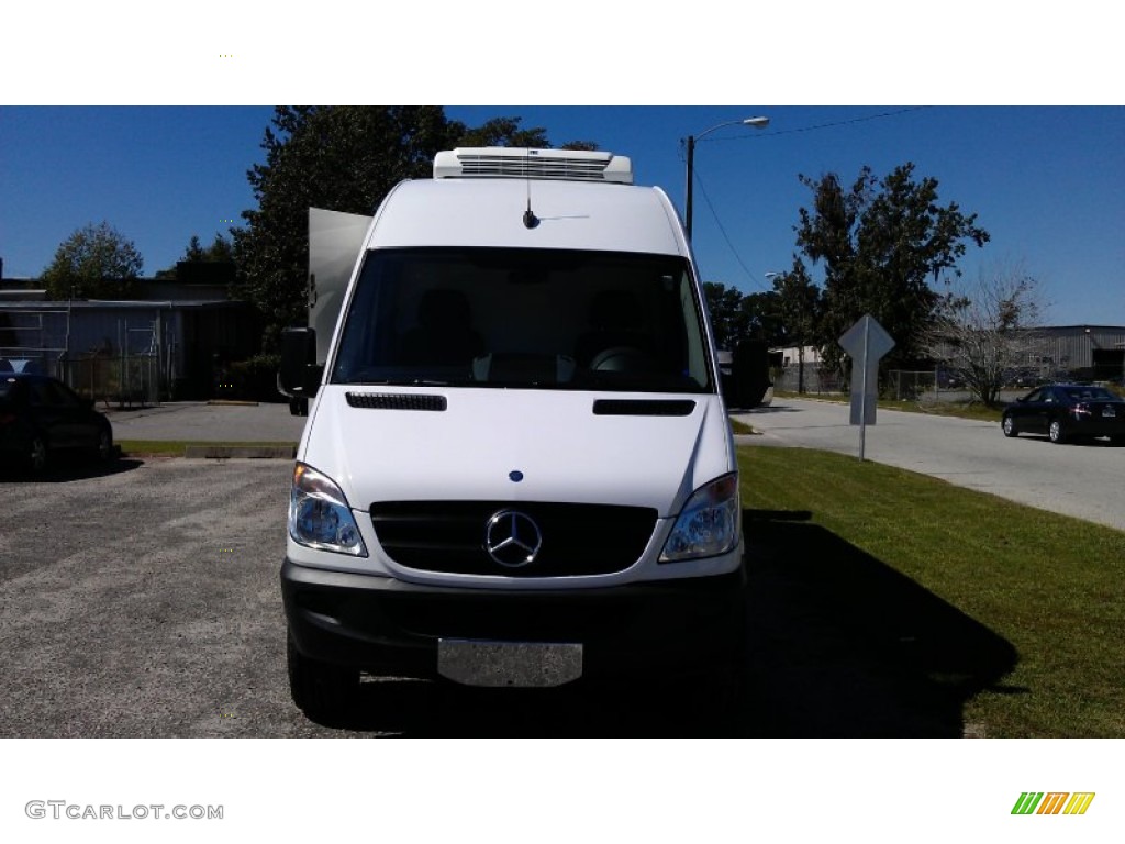 2012 Sprinter 3500 Refrigerated Cargo Van - Arctic White / Lima Black Fabric photo #3