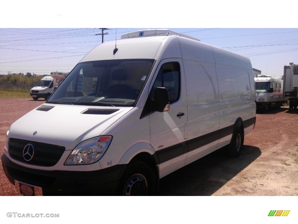 2012 Sprinter 3500 Refrigerated Cargo Van - Arctic White / Lima Black Fabric photo #7