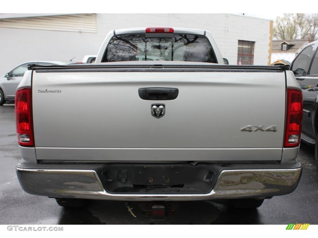 2005 Ram 1500 SLT Regular Cab 4x4 - Bright Silver Metallic / Dark Slate Gray photo #6