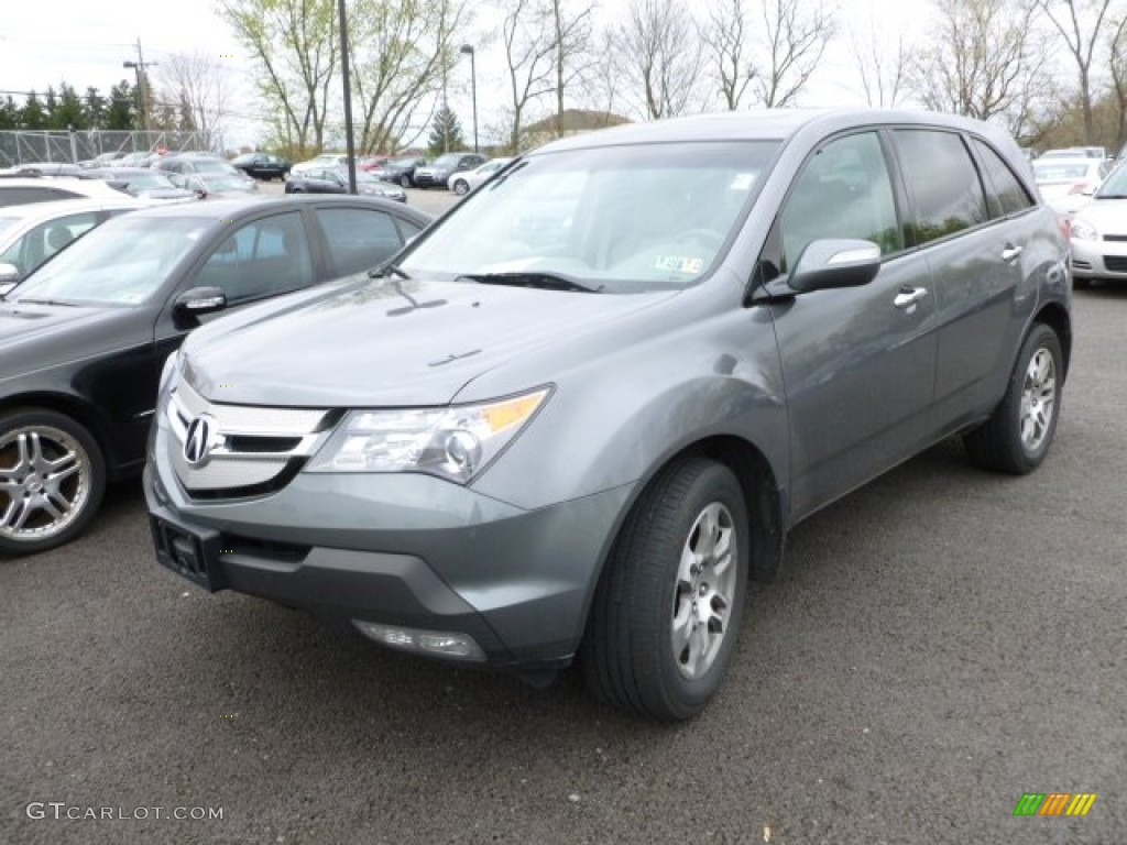 Nimbus Gray Metallic 2008 Acura MDX Standard MDX Model Exterior Photo #63704116
