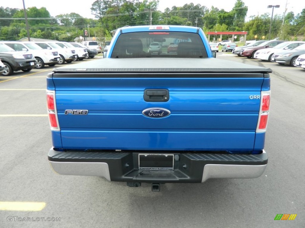 2010 F150 XLT Regular Cab - Blue Flame Metallic / Medium Stone photo #4