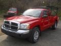 2005 Flame Red Dodge Dakota SLT Club Cab 4x4  photo #1