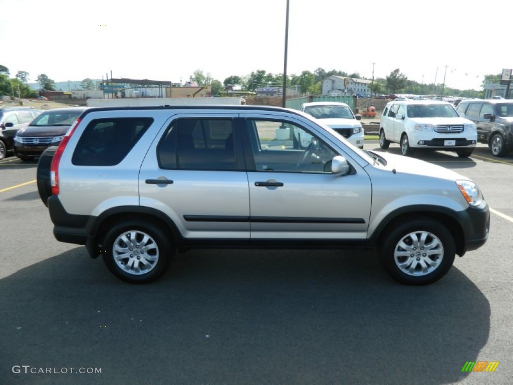 2006 CR-V EX - Alabaster Silver Metallic / Black photo #6