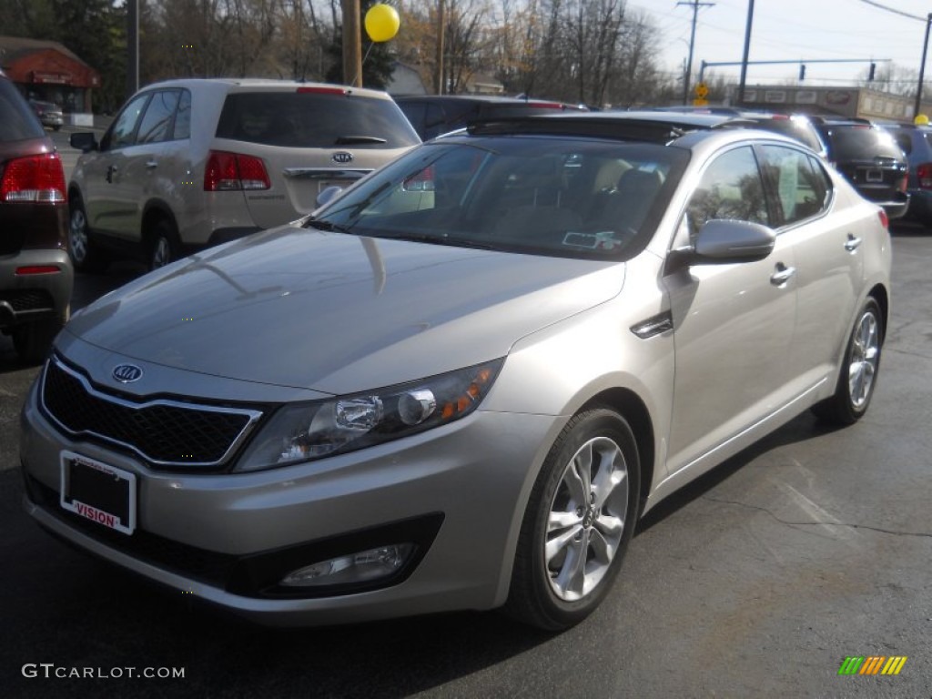 2011 Optima EX Turbo - Satin Metal / Beige photo #1