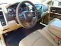 Light Pebble Beige/Bark Brown Prime Interior Photo for 2012 Dodge Ram 1500 #63709913