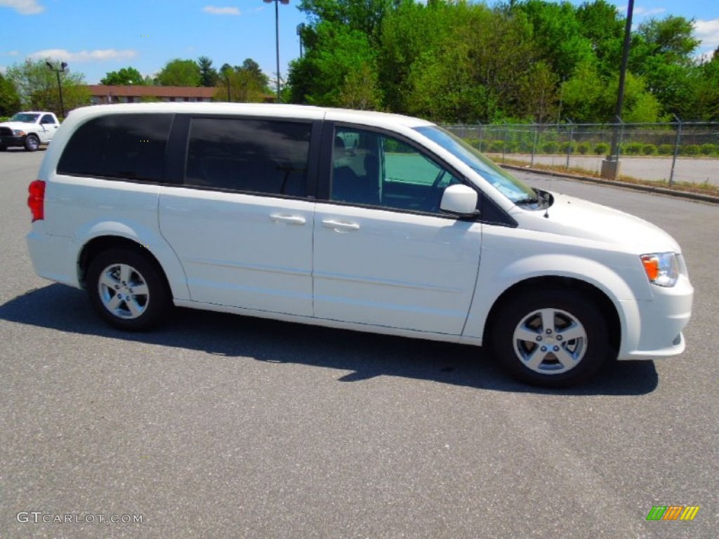 2012 Grand Caravan SE - Stone White / Black/Light Graystone photo #3