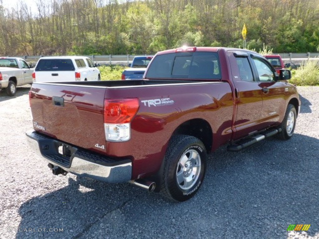 2010 Tundra TRD Double Cab 4x4 - Salsa Red Pearl / Sand Beige photo #7