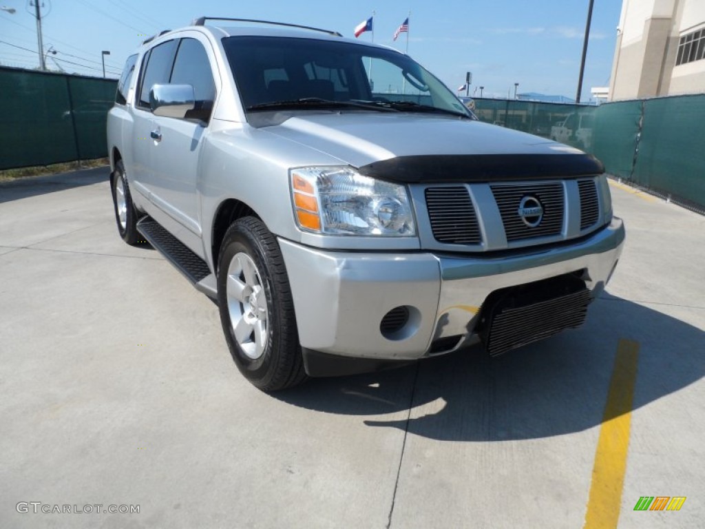 Silver Lightning Metallic Nissan Armada